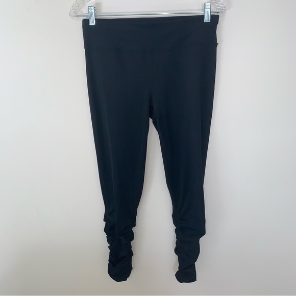 Sweaty Betty Black All Day Ruched Hem 7/8 Gym Leggings M - Picture 4 of 10